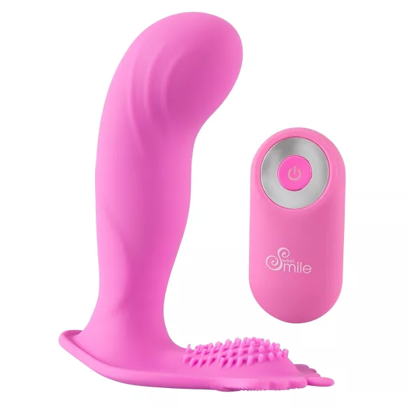 SMILE G-Spot Panty - nosivi akumulatorski, bežični vibrator (pink)