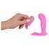 SMILE G-Spot Panty - nosivi akumulatorski, bežični vibrator (pink)