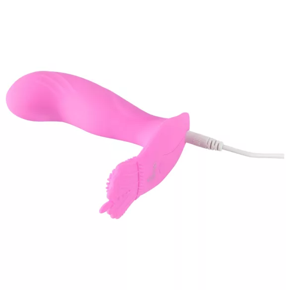SMILE G-Spot Panty - nosivi akumulatorski, bežični vibrator (pink)