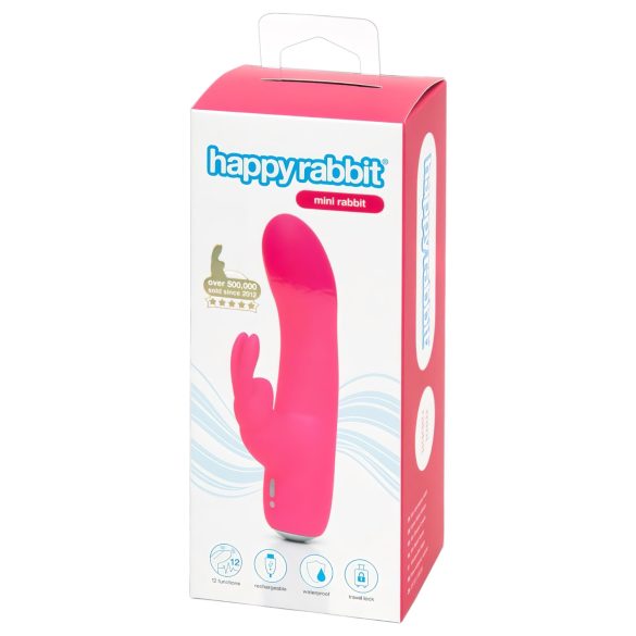 Happyrabbit Mini zeka - punjivi vibrator (pink)