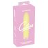 Cuties Mini Žuti - bežični silikonski štapasti vibrator (žuti)