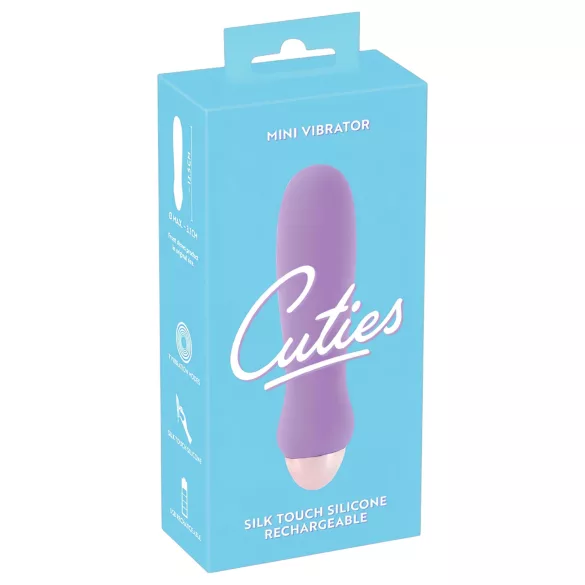 You2Toys - Cuties Mini Purple - punjivi, silikonski vibratorić u obliku štapića (ljubičasti)