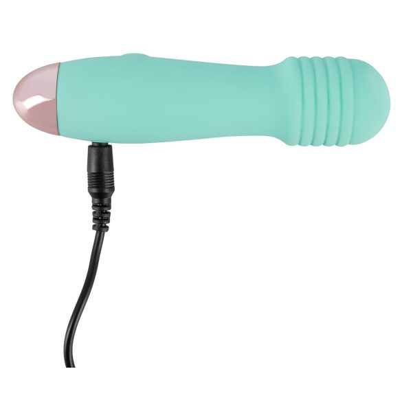 Cuties Mini Wand - punjivi mini masažer vibrator (zeleni)