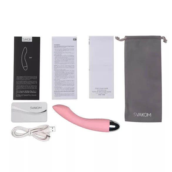 Svakom Amy - Punjivi G-tačka vibrator (roze)