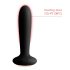 Svakom Primo - punjivi, vodootporni, grejni analni vibrator (crni)