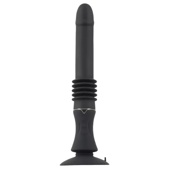 You2Toys Jebaća Mašina - crni vibrator sa vakuumskom bazom
