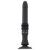 You2Toys Jebaća Mašina - crni vibrator sa vakuumskom bazom