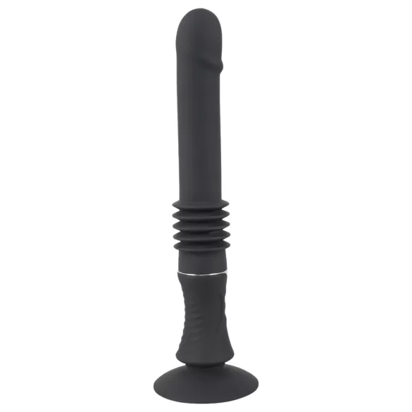 You2Toys Jebaća Mašina - crni vibrator sa vakuumskom bazom