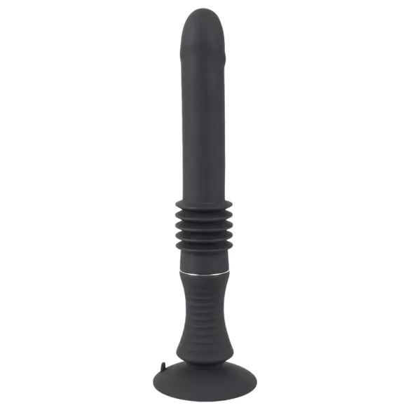 You2Toys Jebaća Mašina - crni vibrator sa vakuumskom bazom