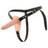 You2Toys - Strap-On - punjivi, podesivi vibrator (prirodna boja)