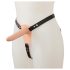 You2Toys - Strap-On - punjivi, podesivi vibrator (prirodna boja)