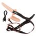 You2Toys - Strap-On - Dupli Vibrator za Telo (Naturalan)