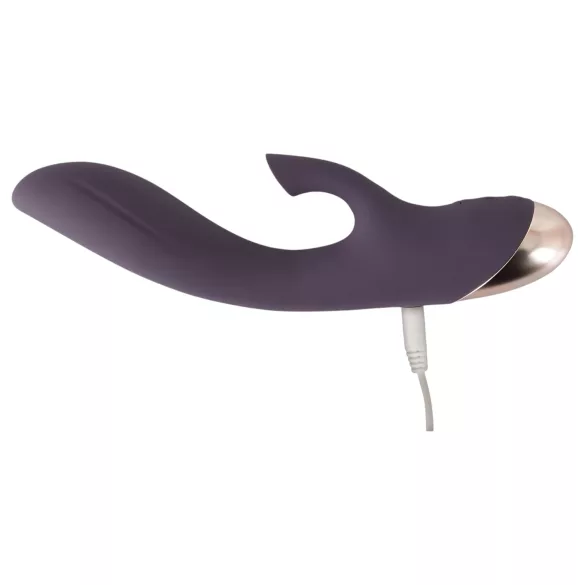 Javida - vodootporni vibrator sa sisaljkom za klitoris (ljubičasti)