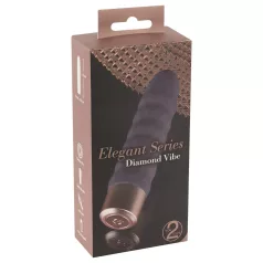   You2Toys Elegantni Dijamant - punjivi štapni vibrator (ljubičasti)
