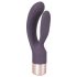 You2Toys Elegant Double - punjiva vibrator sa dodatkom za klitoris (ljubičasta)