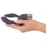 You2Toys Elegant Double - punjiva vibrator sa dodatkom za klitoris (ljubičasta)