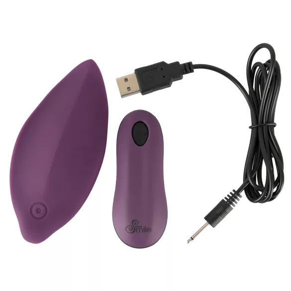 SMILE Gaćice - punjivi klitoralni vibrator (ljubičasti)