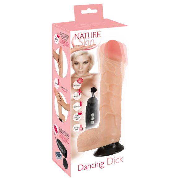 Nature Skin - Plesni Dik realistični vibrator (natur).