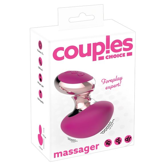 Par za užitak - akumulatorski mini masažer vibrator (roze)