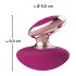 Par za užitak - akumulatorski mini masažer vibrator (roze)