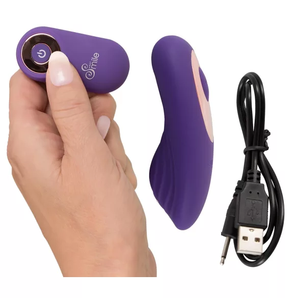 SMILE Gaćice - bežični punjivi vibrator za klitoris (ljubičasti)