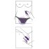 SMILE Gaćice - bežični punjivi vibrator za klitoris (ljubičasti)