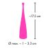 Par za uživanje - punjivi klitoralni vibrator (pink)