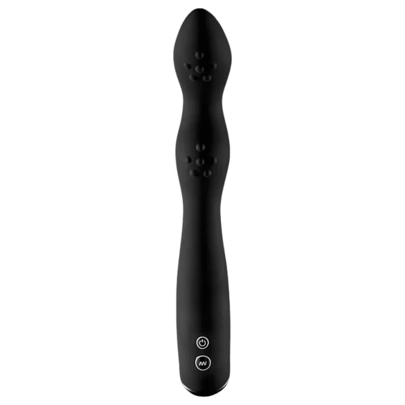 Rebel P-Spot - Dvostruki vibrirajući masažer prostate (crni)