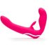 Happyrabbit Strapless - Каишностезни вибратор (ружичасти)