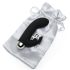 Pedeset nijansi sive Greedy Girl - vibrator sa stimulacijom klitorisa (crni)