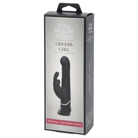 Pedeset nijansi sive Greedy Girl - crni potiskivač vibrator