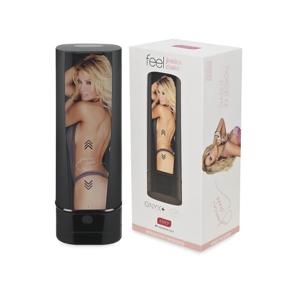 Kiiroo Onyx+ Jessica Drake - интерактивни мастурбатор (црн)