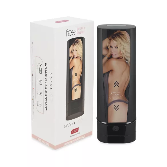 Kiiroo Onyx+ Jessica Drake - интерактивни мастурбатор (црн)