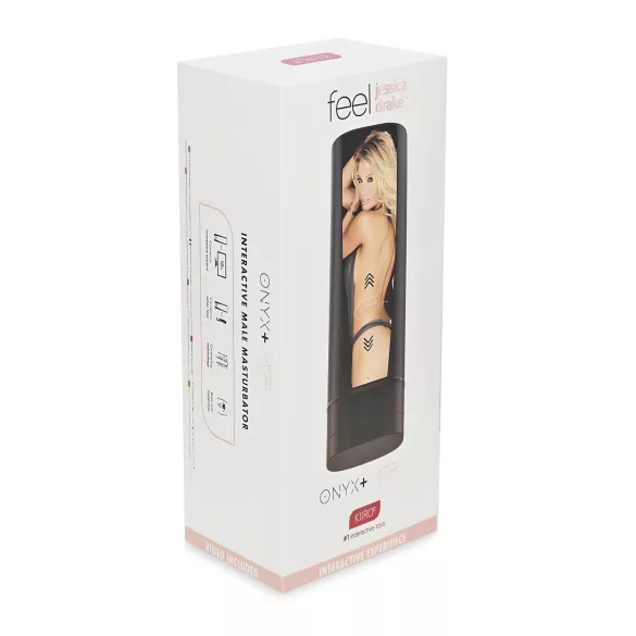Kiiroo Onyx+ Jessica Drake - интерактивни мастурбатор (црн)