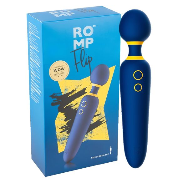 ROMP Flip štapni masažer - akumulatorski, vodootporan (plavi)