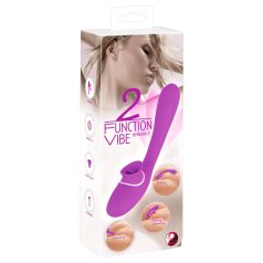   You2Toys 2 Funkcije Vibe - punjivi 2u1 vibrator (ljubičasti)