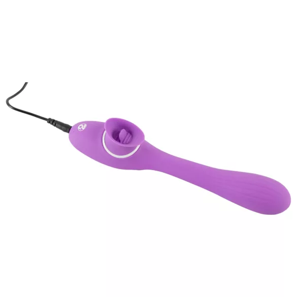 You2Toys 2 Funkcije Vibe - punjivi 2u1 vibrator (ljubičasti)