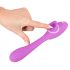 You2Toys 2 Funkcije Vibe - punjivi 2u1 vibrator (ljubičasti)