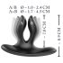XOUXOU - punjivi dvostruki analni vibrator (crni)