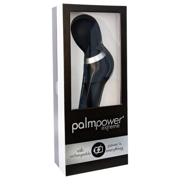 PalmPower Extreme Wand - bežični masažer vibrator (crni)