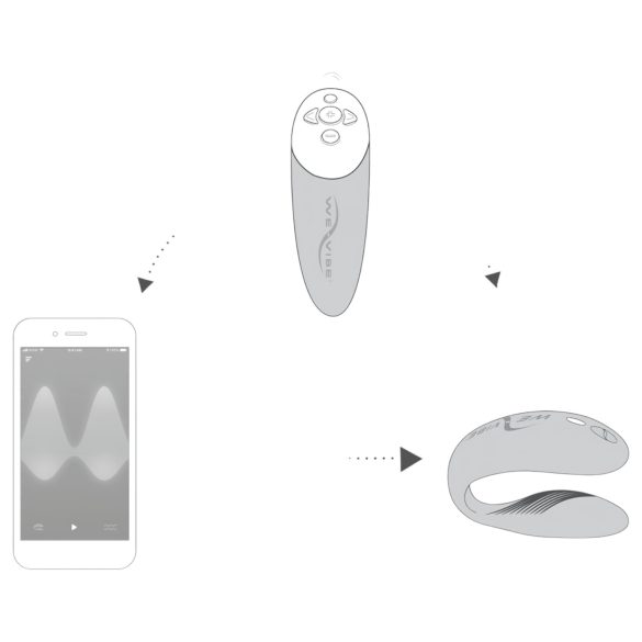 We-Vibe Chorus - pametan punjivi vibrator za parove (pink)