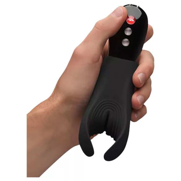 Fun Factory Manta - vibrator za glavić penisa (crni)