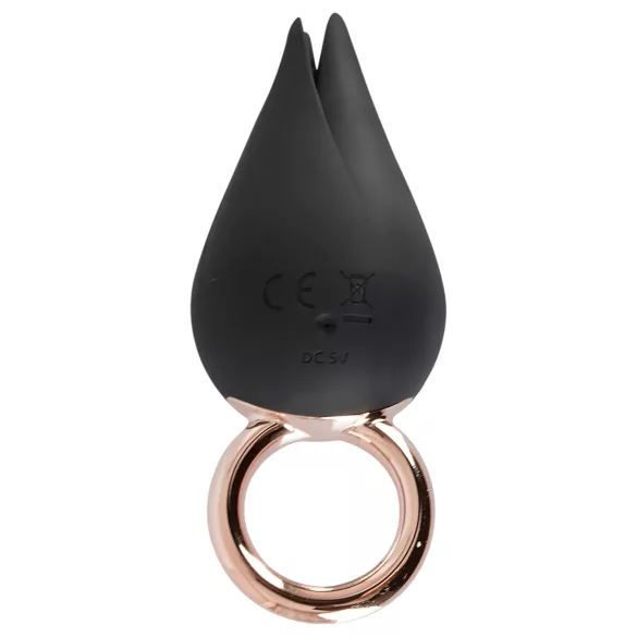 Belou - bežični, vodootporni klitoralni vibrator (crn)