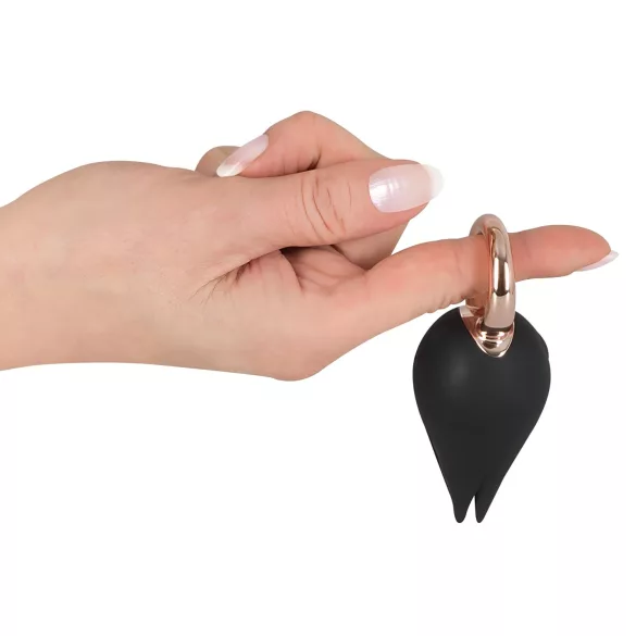 Belou - bežični, vodootporni klitoralni vibrator (crn)