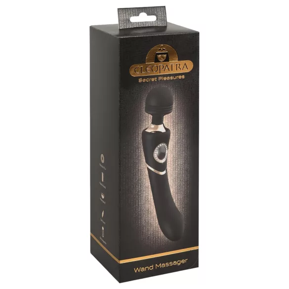 Kleopatra Čarobni Štapić - akumulatorski, vodootporni masažer vibrator (crni)