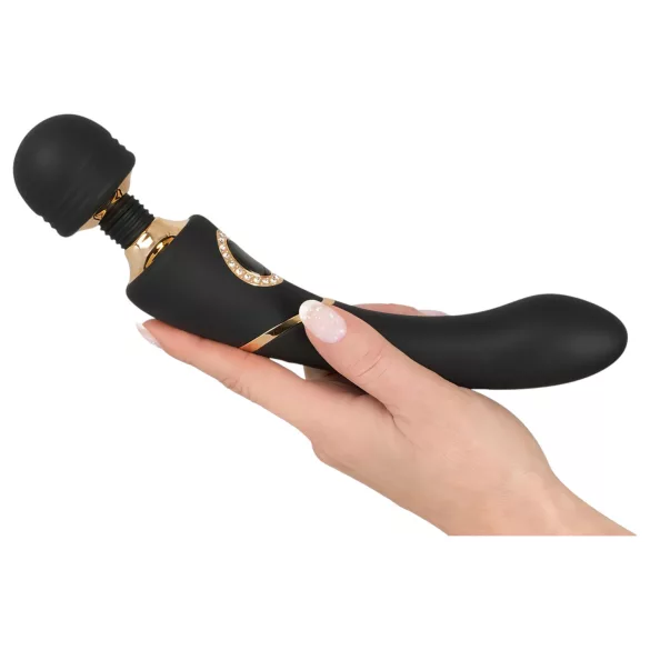 Kleopatra Čarobni Štapić - akumulatorski, vodootporni masažer vibrator (crni)