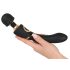 Cleopatra Wand - vodootporni crni masažer vibrator sa akumulatorom