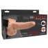 Fetiš Kaiš 6 - šuplji strap-on vibrator (prirodne boje)