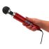 Doxy Die Cast 3 Wand - mrežni masažer vibrator (crveni)