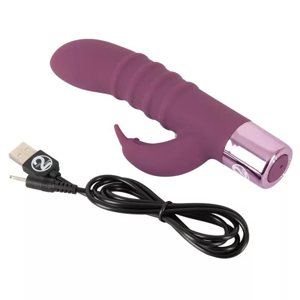 Zeka Vibe - punjivi G-tačka vibrator sa klitorisom (ljubičasti)
